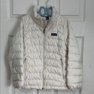 Patagonia Down Sweater Kids Cream Puffer Jacket Coat